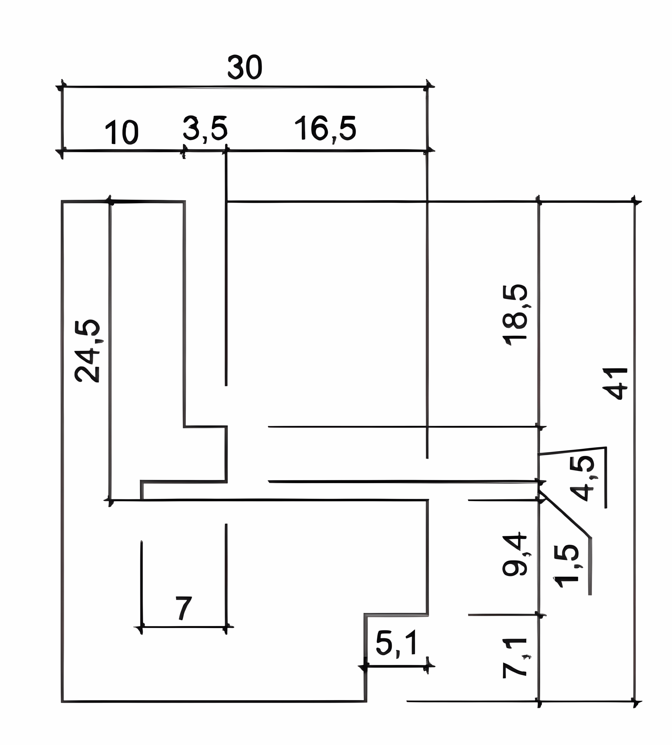 Schattenfugen-Rahmen Set 100x120 cm (roh)
