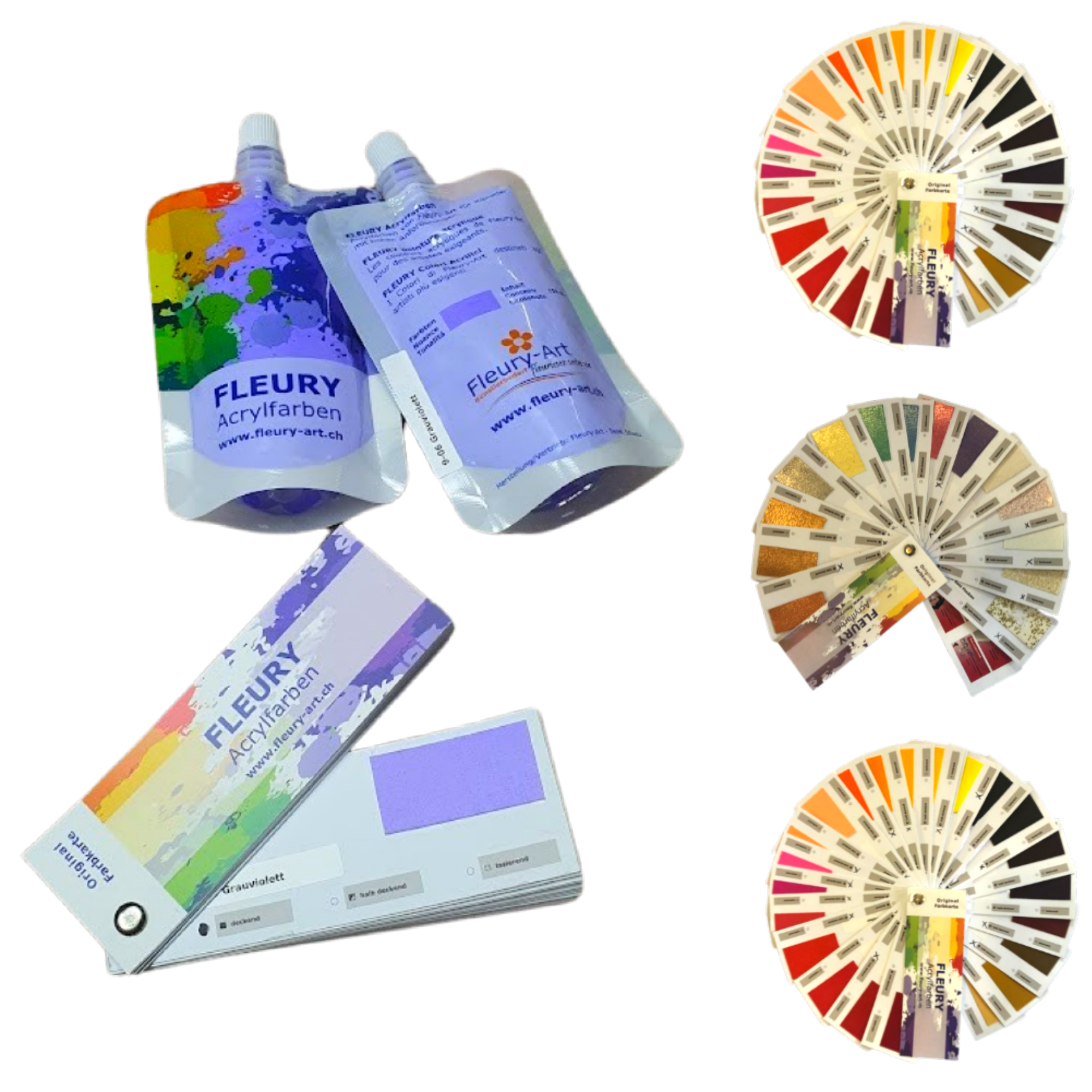FLEURY Acrylfarben - Farbkarte